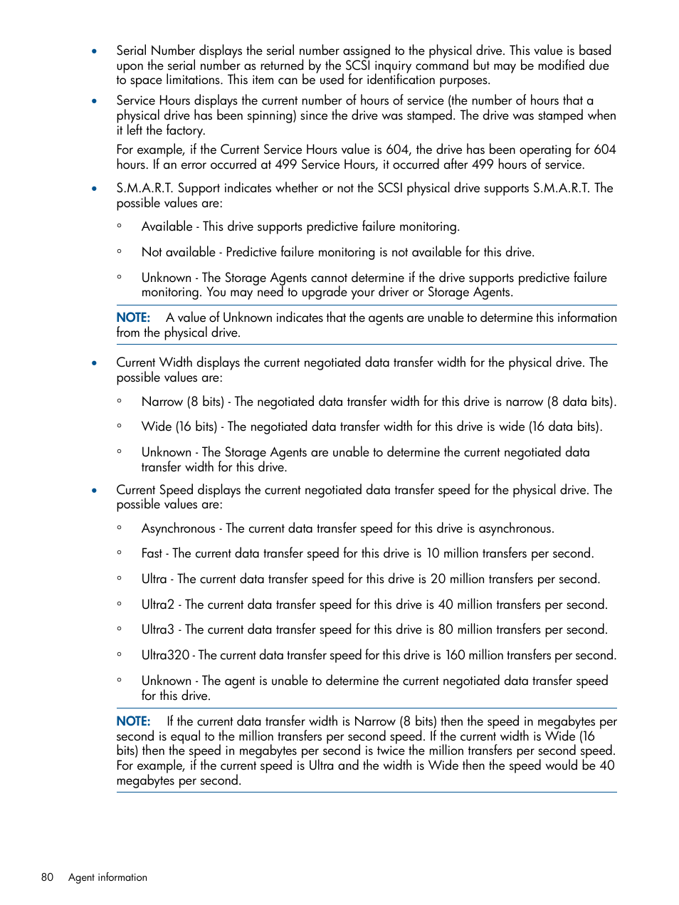 HP Insight Management Agents User Manual | Page 80 / 177