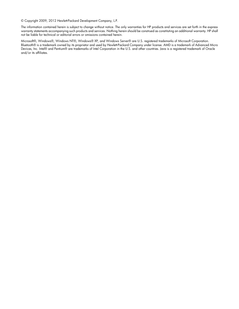 Notice | HP ProLiant WS460c G6 Workstation-Blade User Manual | Page 2 / 109