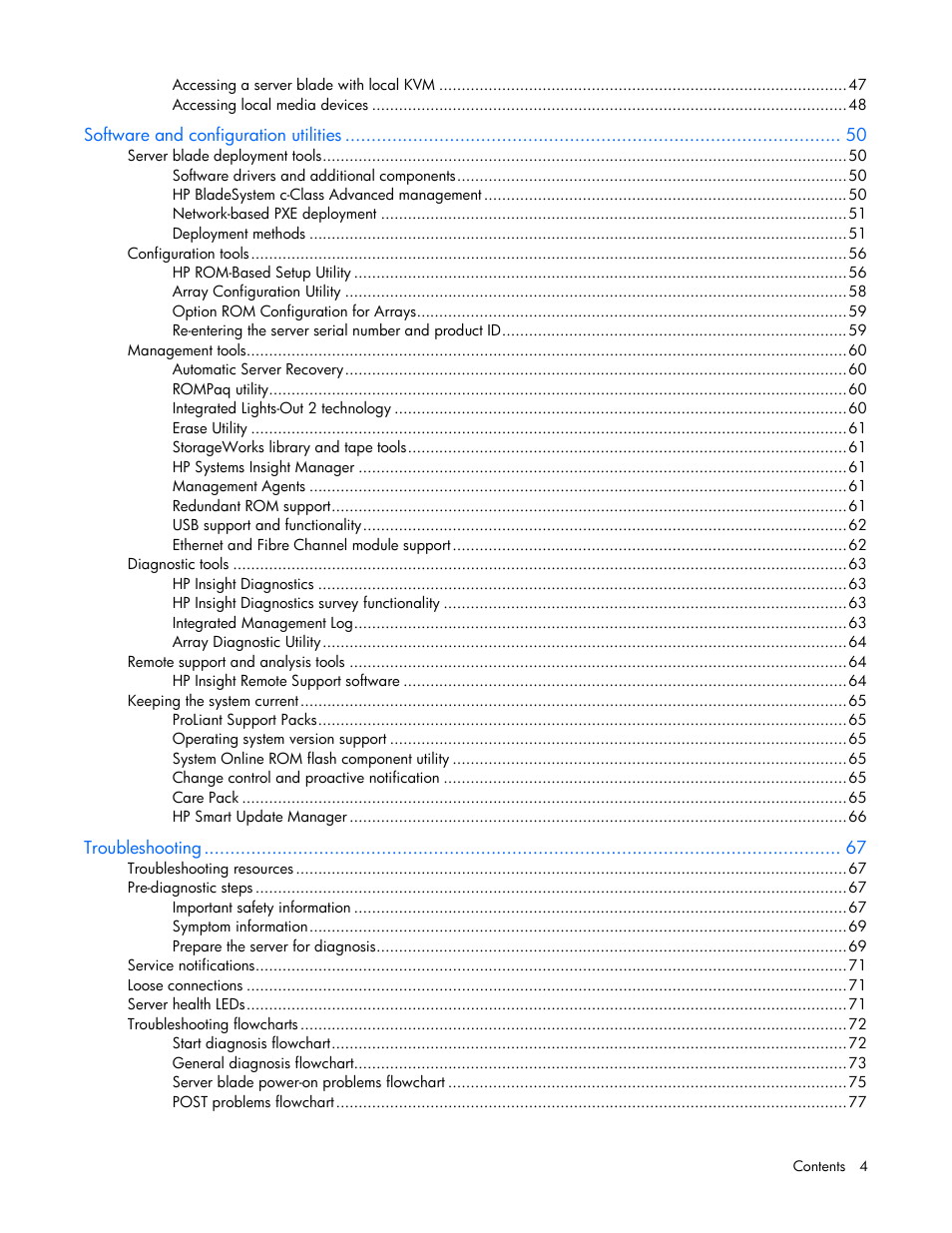 HP ProLiant WS460c G6 Workstation-Blade User Manual | Page 4 / 109