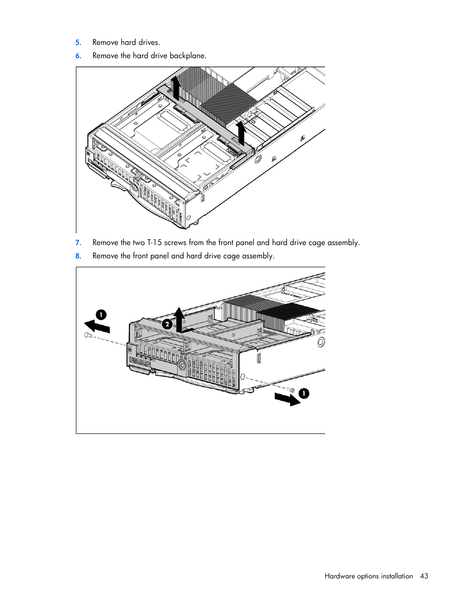 HP ProLiant WS460c G6 Workstation-Blade User Manual | Page 43 / 109