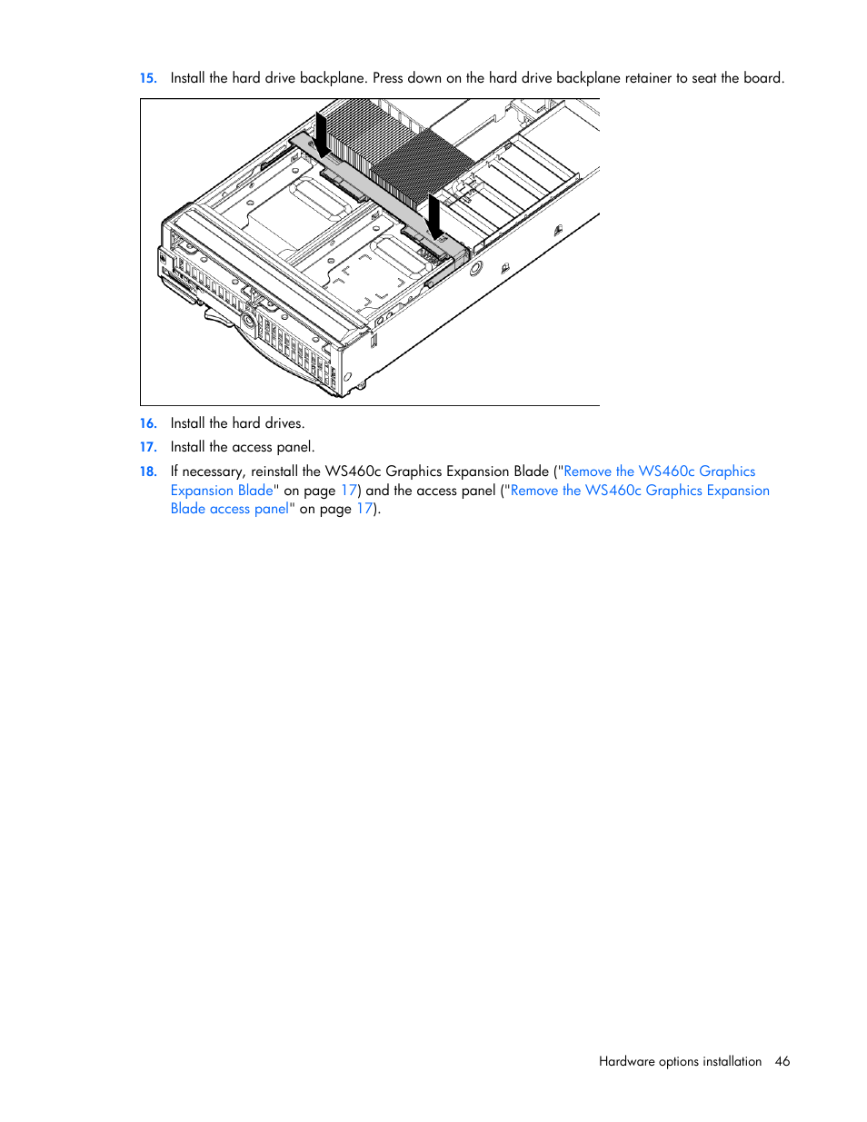 HP ProLiant WS460c G6 Workstation-Blade User Manual | Page 46 / 109