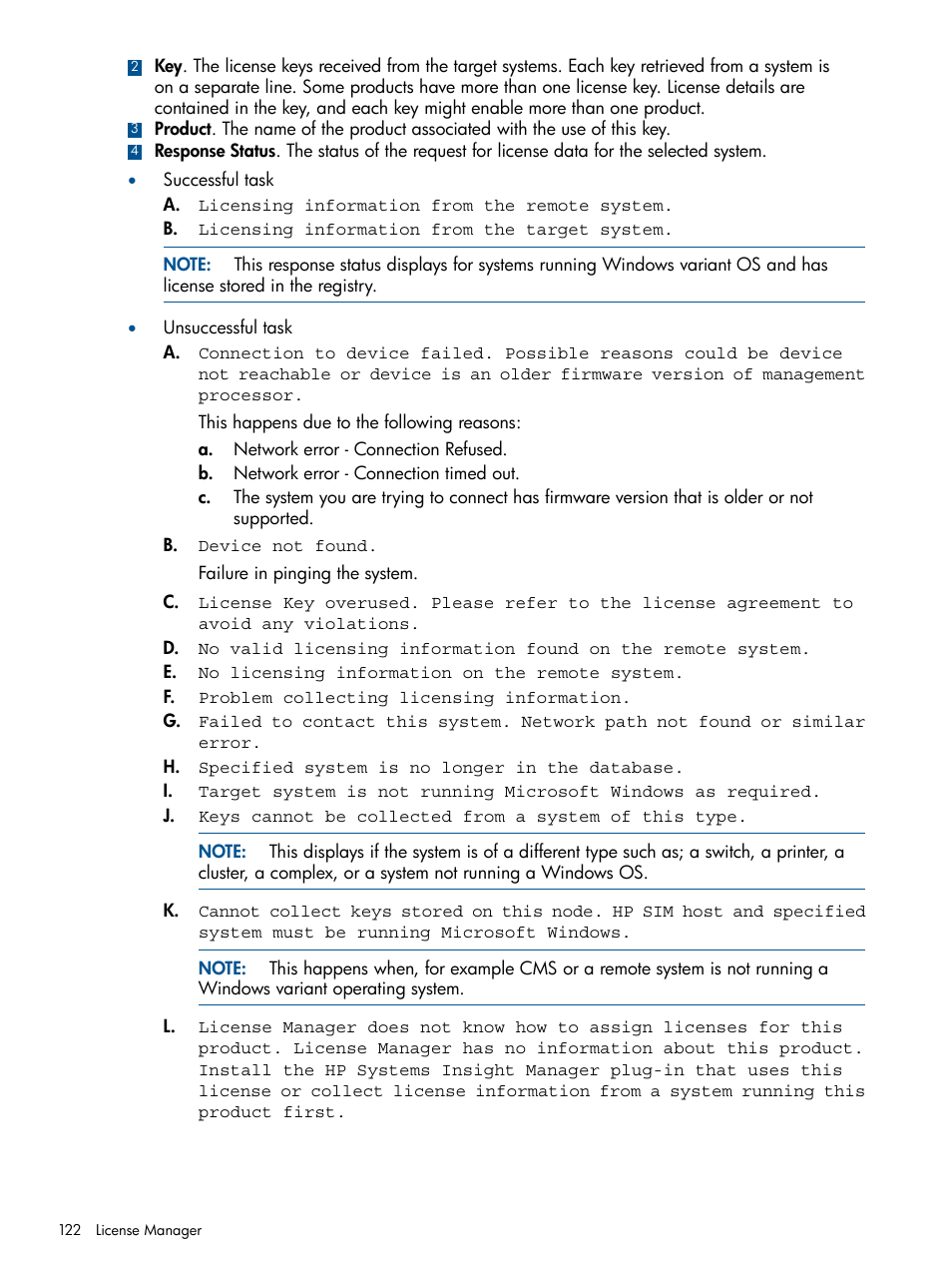 HP Systems Insight Manager User Manual | Page 122 / 234