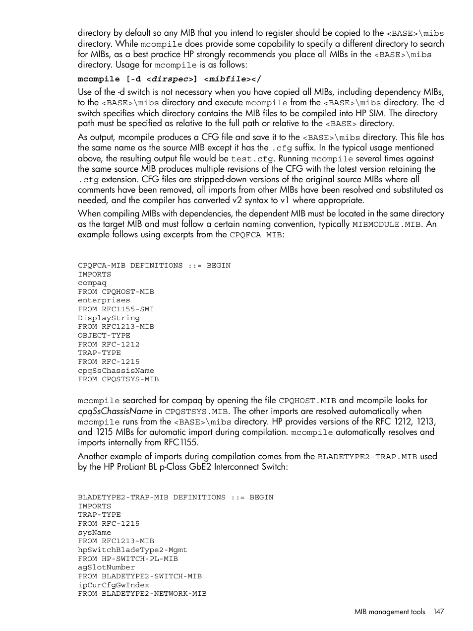 HP Systems Insight Manager User Manual | Page 147 / 234