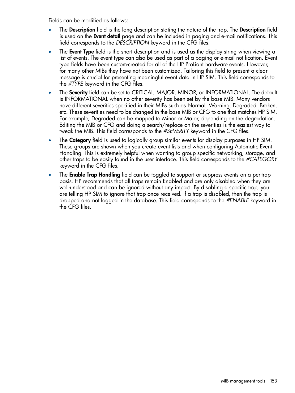 HP Systems Insight Manager User Manual | Page 153 / 234