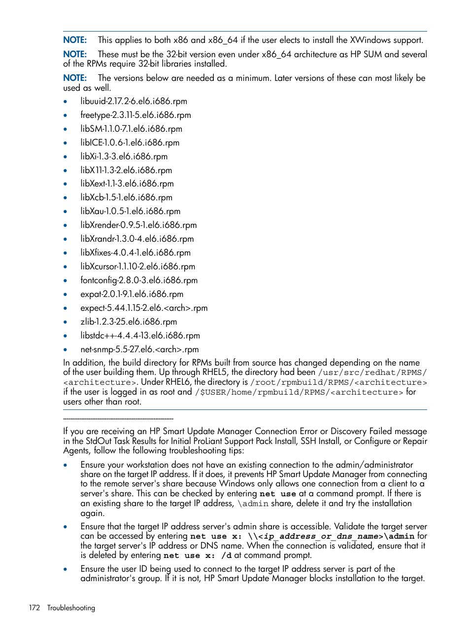 HP Systems Insight Manager User Manual | Page 172 / 234