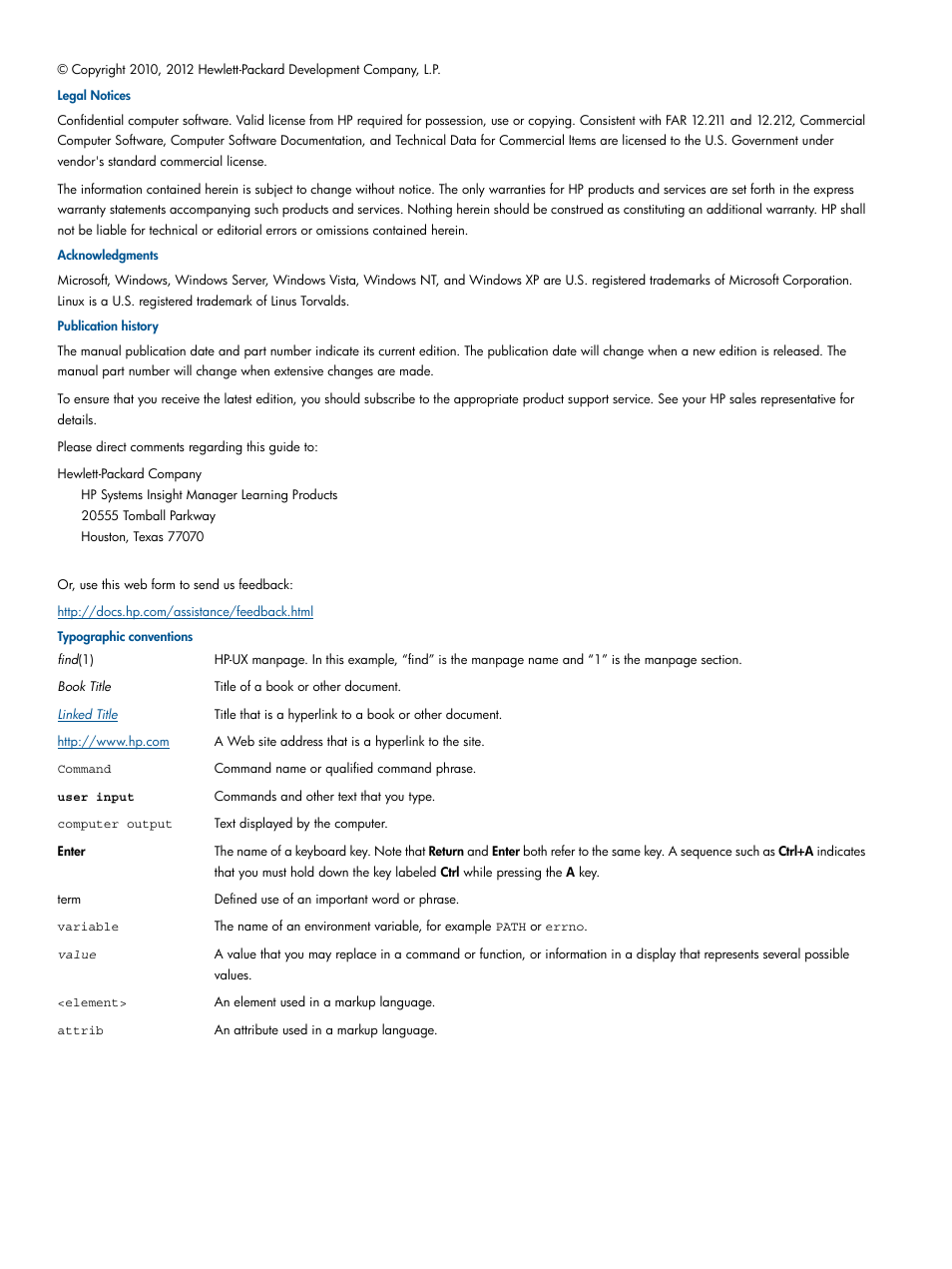 HP Systems Insight Manager User Manual | Page 2 / 234