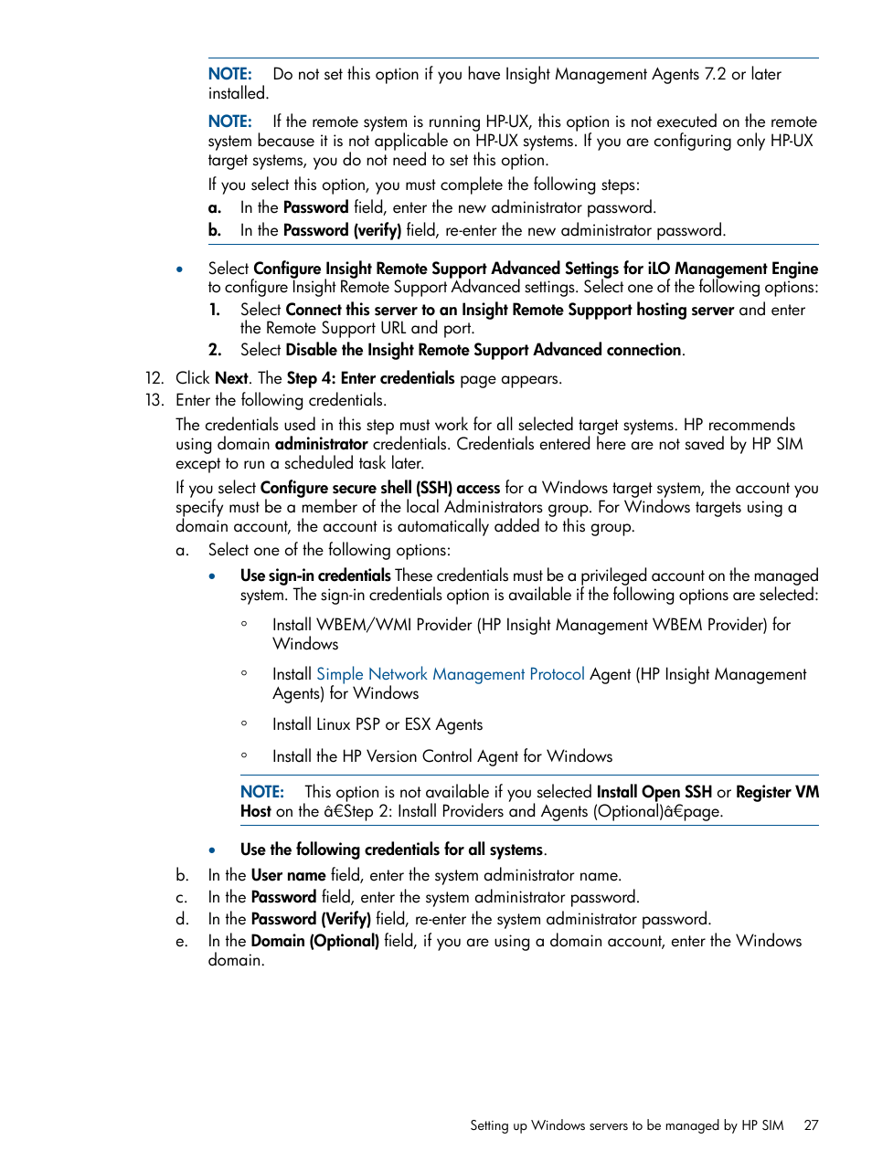 HP Systems Insight Manager User Manual | Page 27 / 234