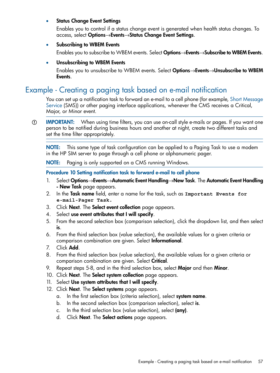 HP Systems Insight Manager User Manual | Page 57 / 234