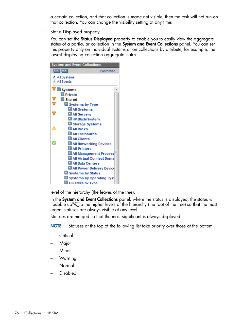 HP Systems Insight Manager User Manual | Page 76 / 234