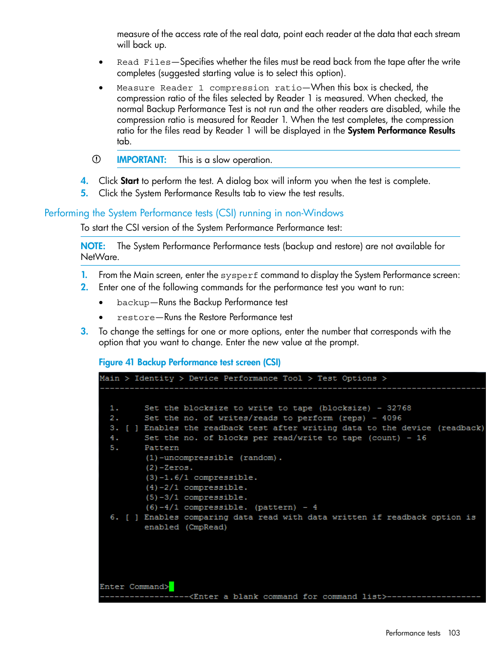 HP Library and Tape Tools User Manual | Page 103 / 182