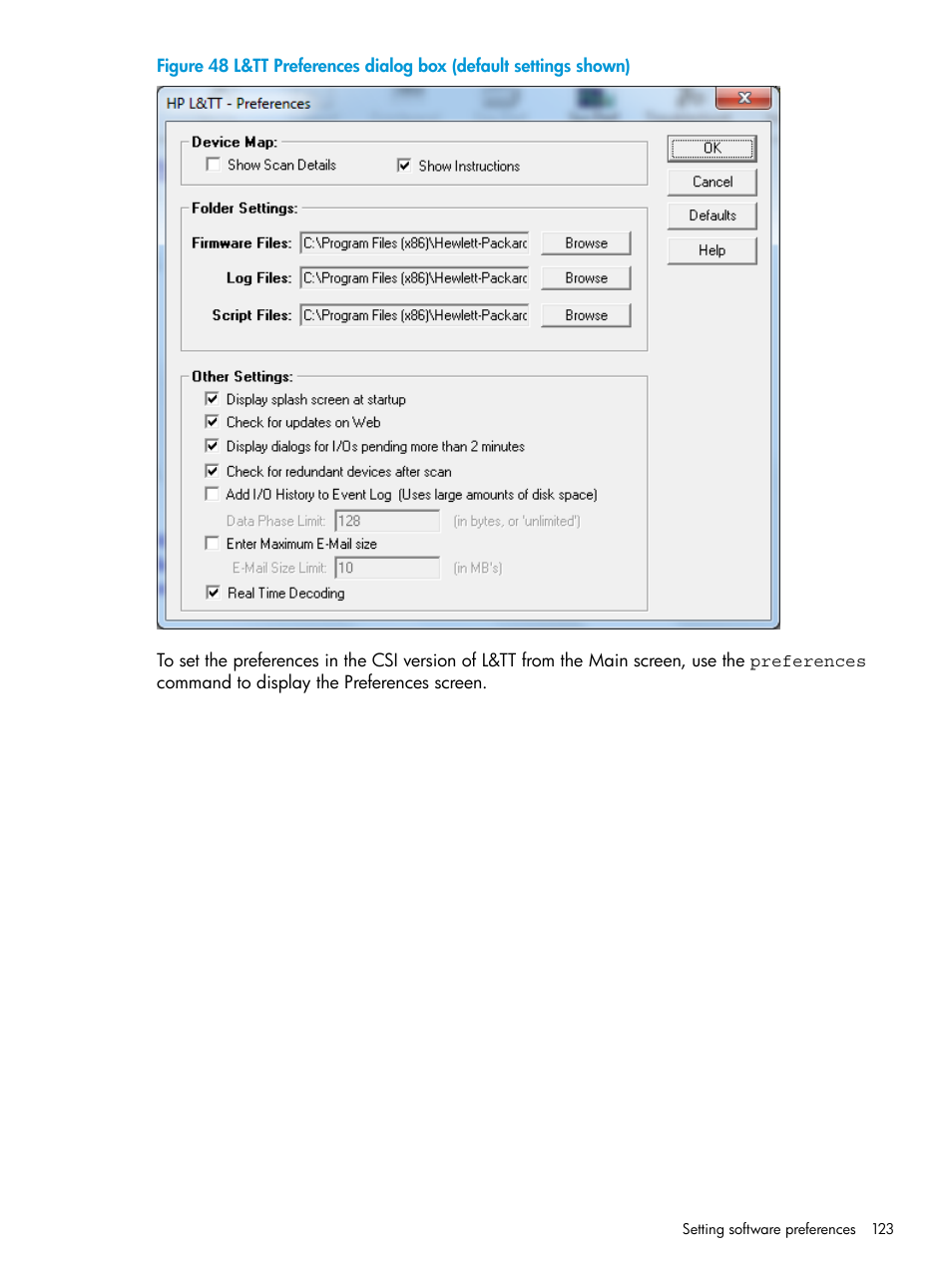 HP Library and Tape Tools User Manual | Page 123 / 182