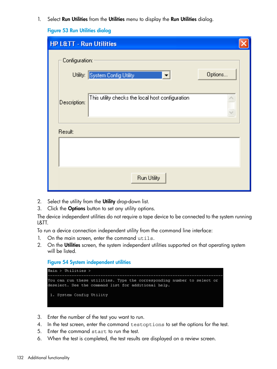 HP Library and Tape Tools User Manual | Page 132 / 182