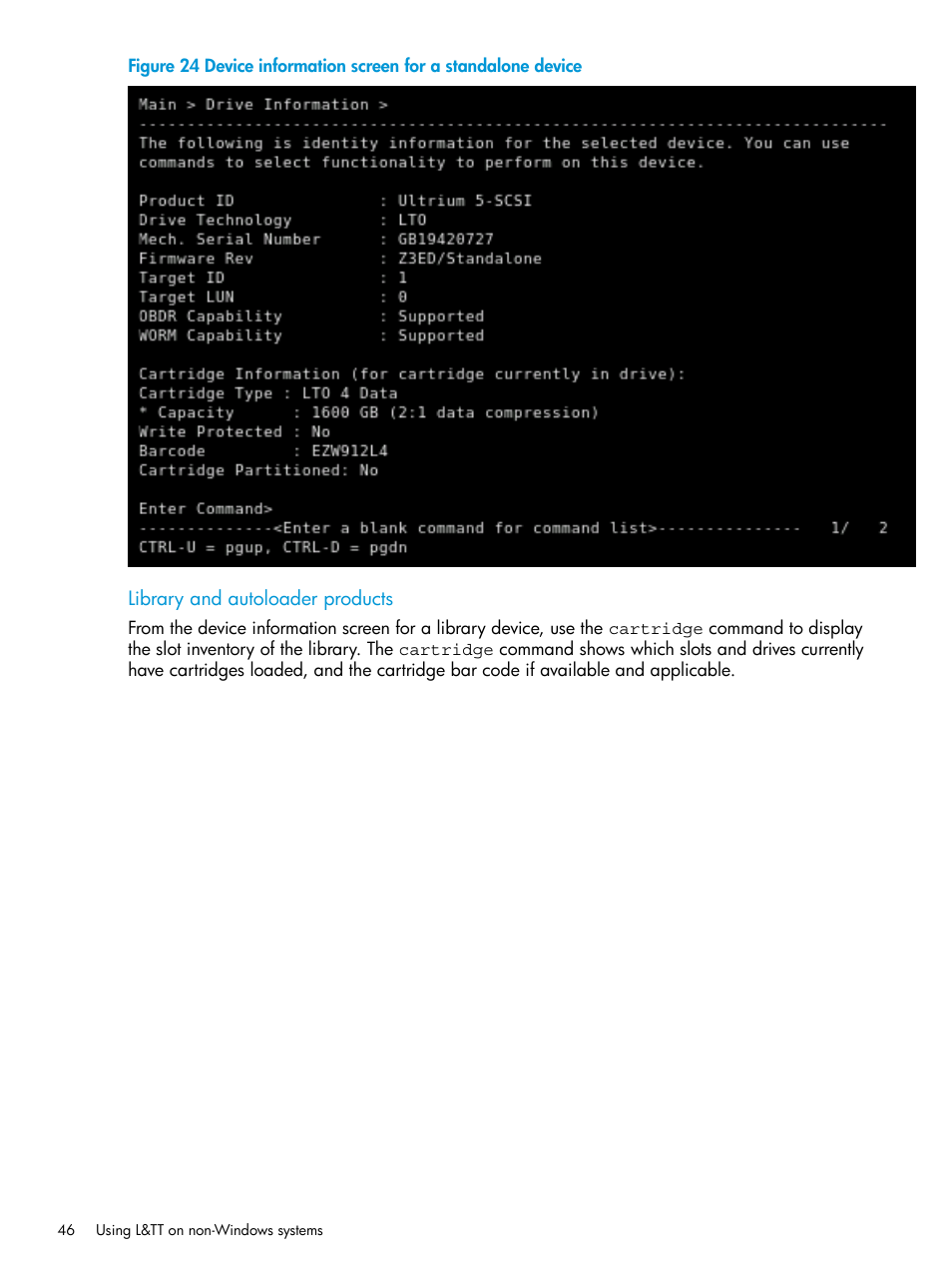 HP Library and Tape Tools User Manual | Page 46 / 182