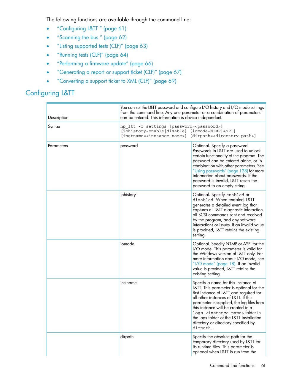 Configuring l&tt | HP Library and Tape Tools User Manual | Page 61 / 182