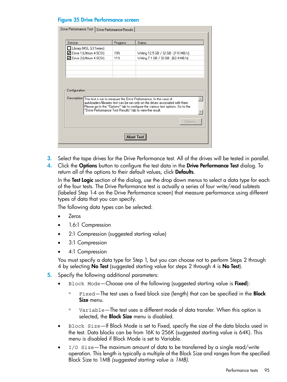 HP Library and Tape Tools User Manual | Page 95 / 182