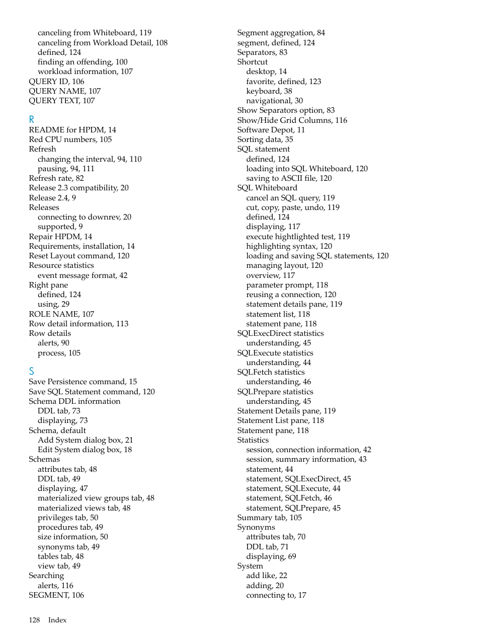 HP Neoview Release 2.4 Software User Manual | Page 128 / 132