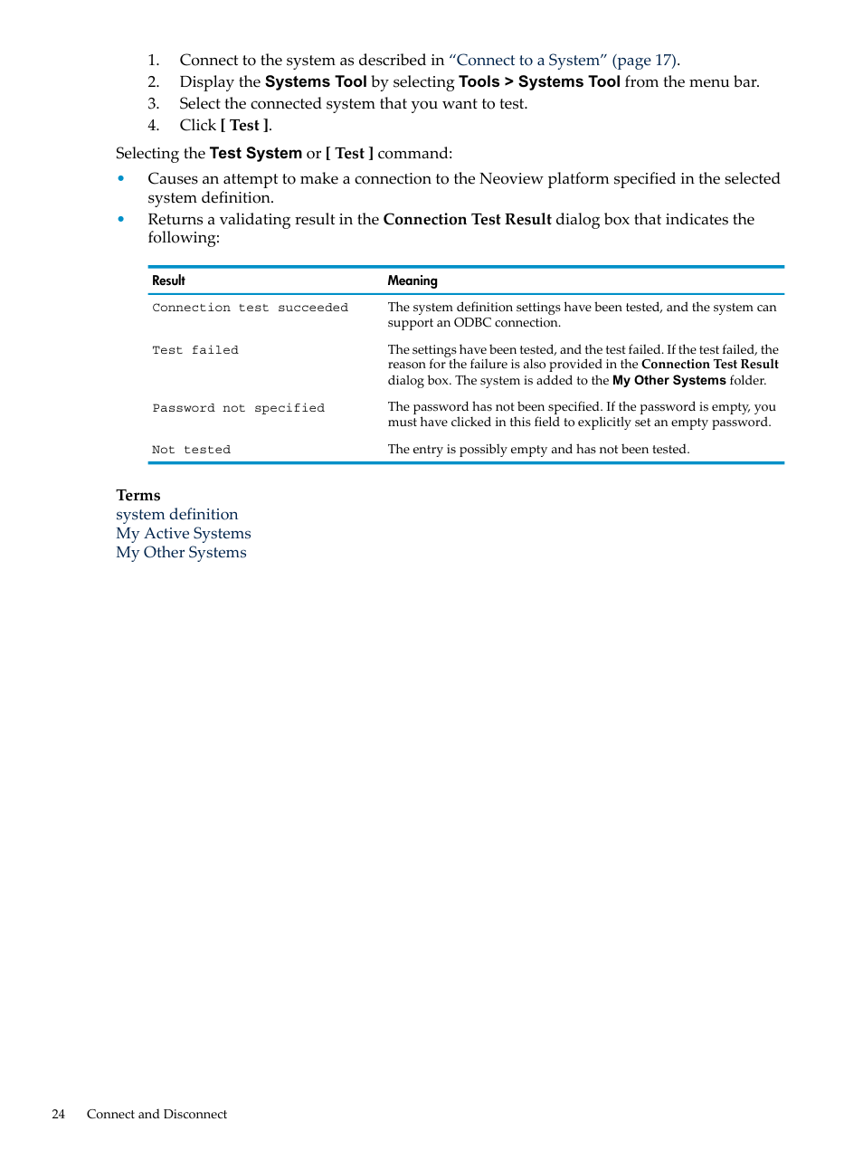 HP Neoview Release 2.4 Software User Manual | Page 24 / 132