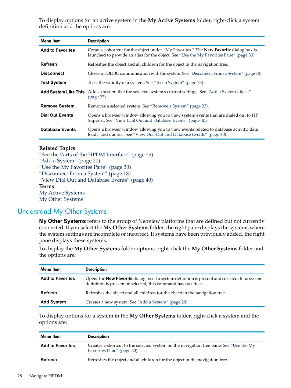 Understand my other systems | HP Neoview Release 2.4 Software User Manual | Page 28 / 132