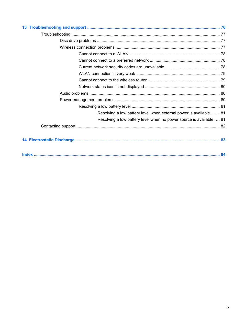 HP ENVY Spectre XT Ultrabook CTO 13t-2000 User Manual | Page 9 / 96