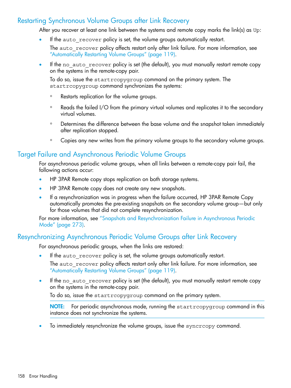 HP 3PAR Operating System Software User Manual | Page 158 / 289