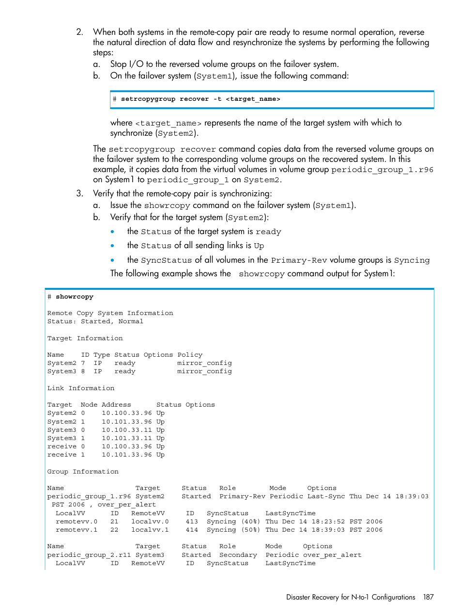 HP 3PAR Operating System Software User Manual | Page 187 / 289