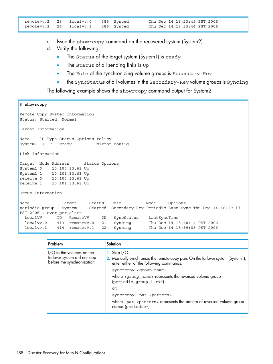 HP 3PAR Operating System Software User Manual | Page 188 / 289