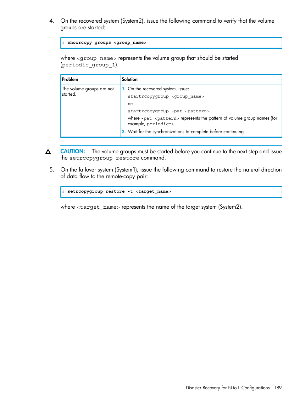 HP 3PAR Operating System Software User Manual | Page 189 / 289