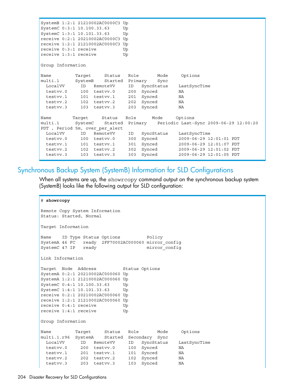 HP 3PAR Operating System Software User Manual | Page 204 / 289