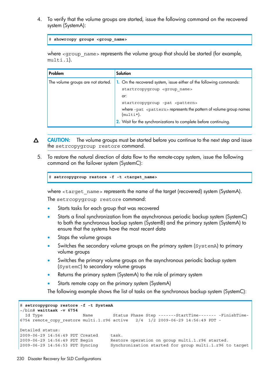 HP 3PAR Operating System Software User Manual | Page 230 / 289