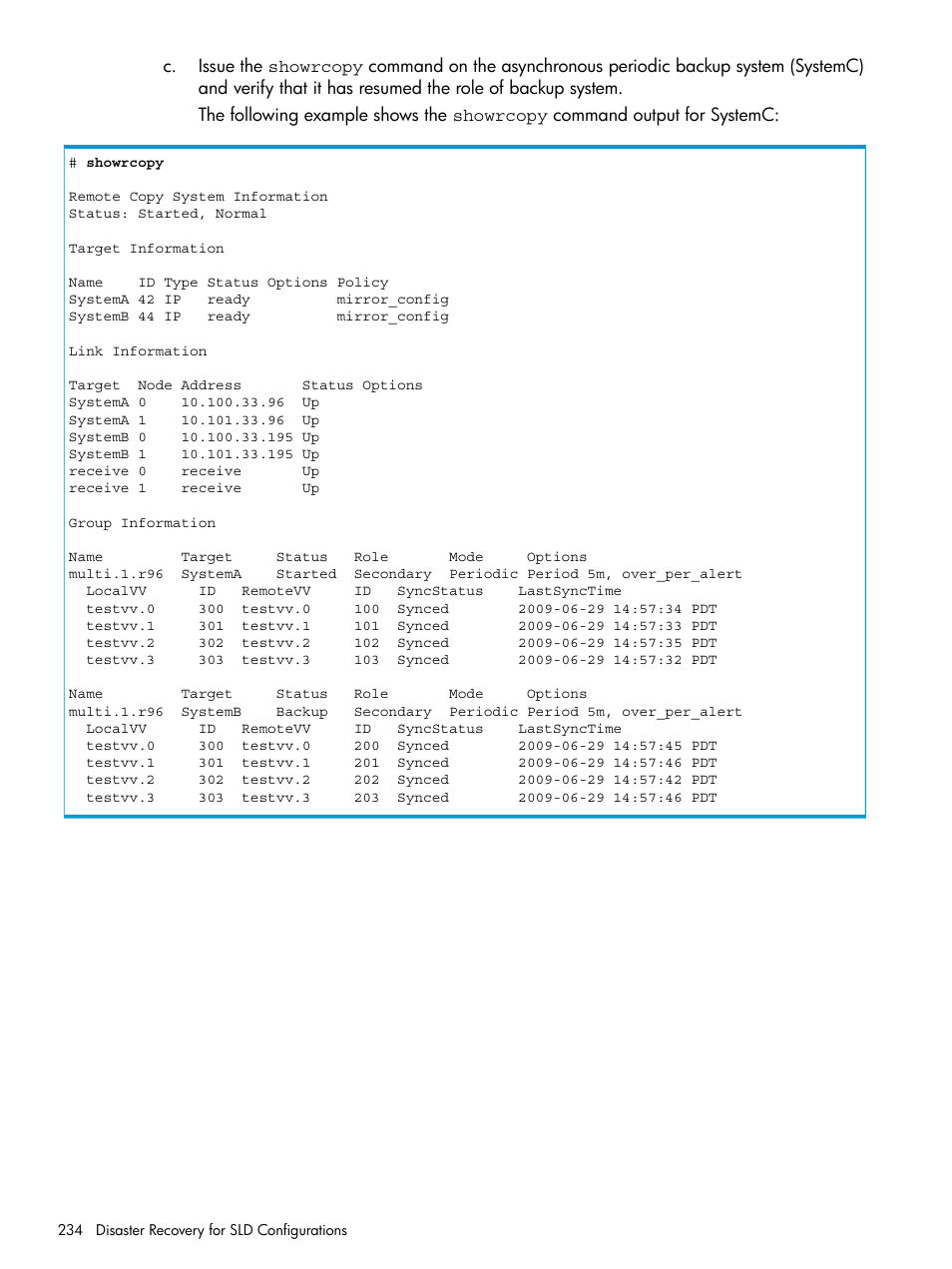 HP 3PAR Operating System Software User Manual | Page 234 / 289