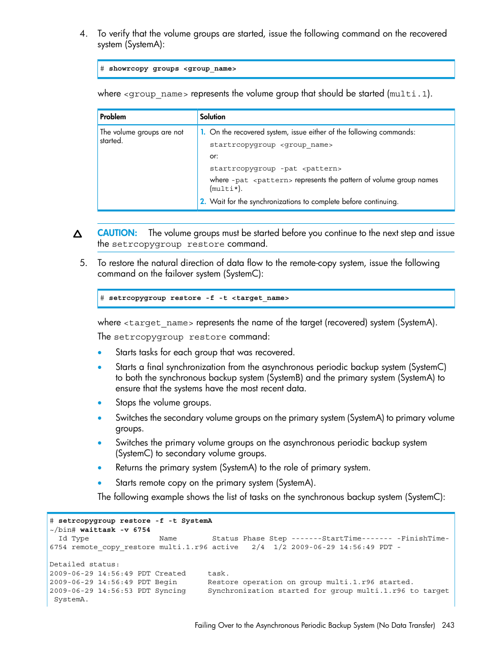 HP 3PAR Operating System Software User Manual | Page 243 / 289