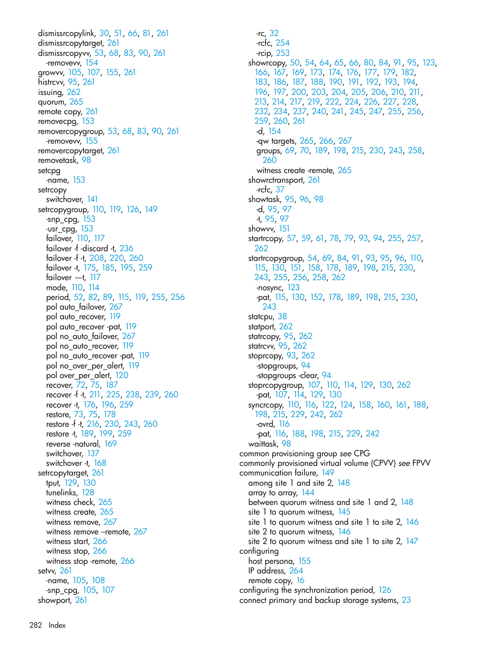 HP 3PAR Operating System Software User Manual | Page 282 / 289