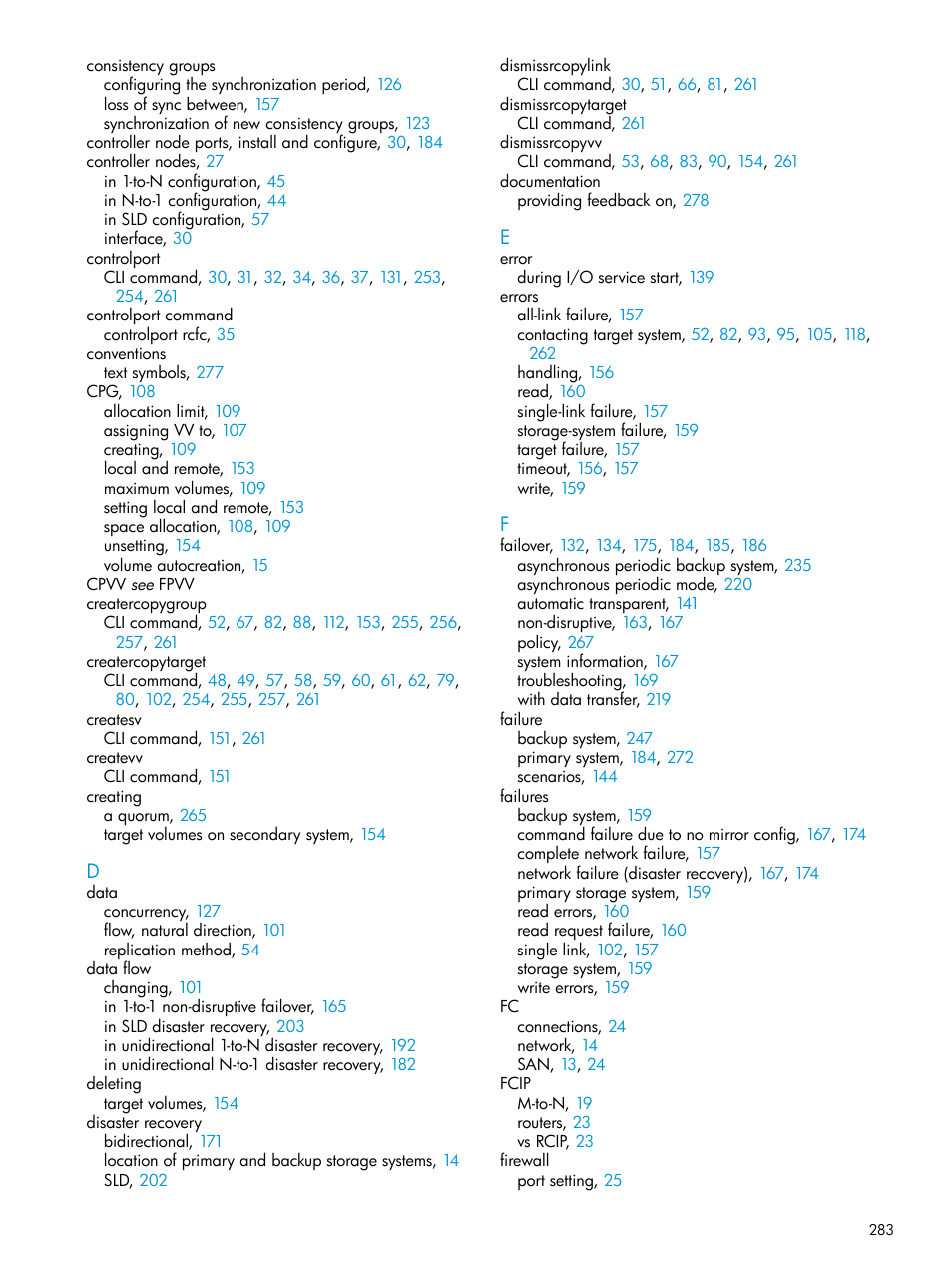 HP 3PAR Operating System Software User Manual | Page 283 / 289