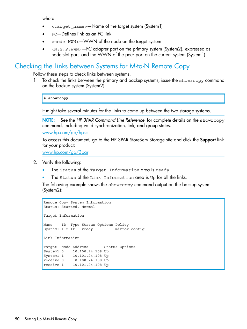 HP 3PAR Operating System Software User Manual | Page 50 / 289