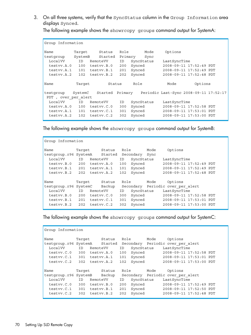 HP 3PAR Operating System Software User Manual | Page 70 / 289