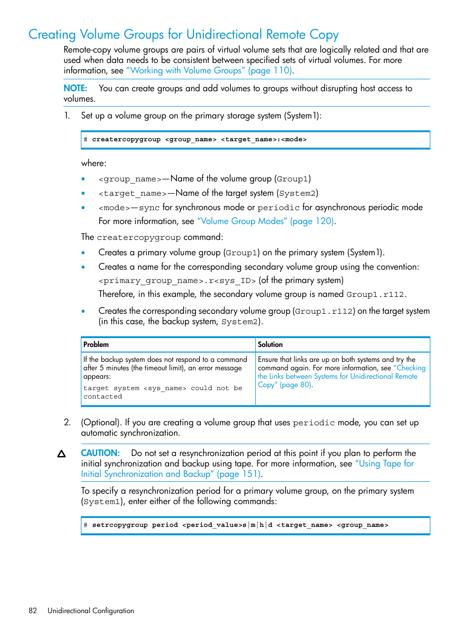 Creating volume groups for | HP 3PAR Operating System Software User Manual | Page 82 / 289