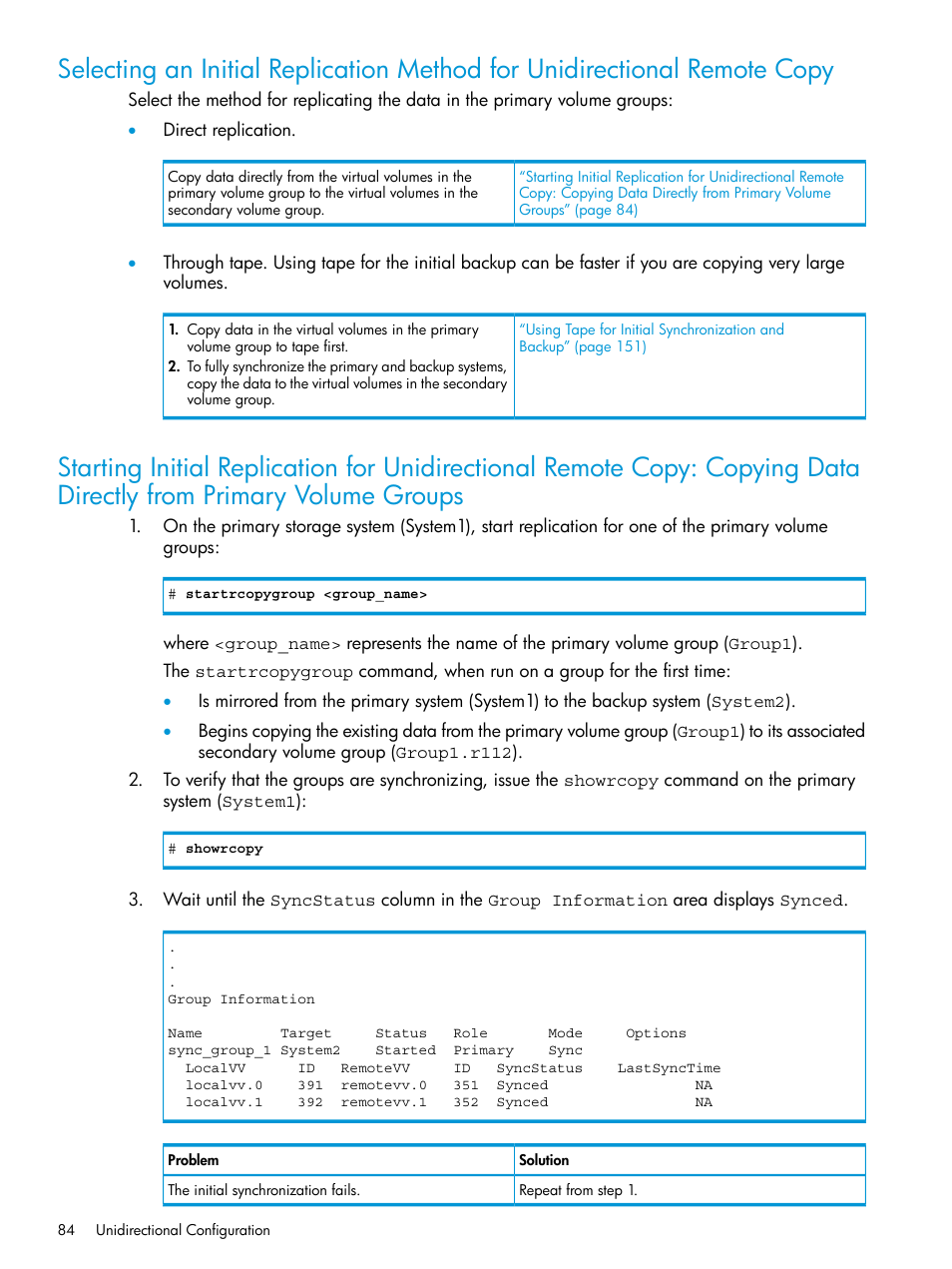 Starting initial | HP 3PAR Operating System Software User Manual | Page 84 / 289