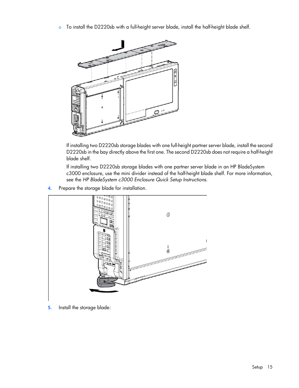 HP D2220sb-Storage-Blade User Manual | Page 15 / 51