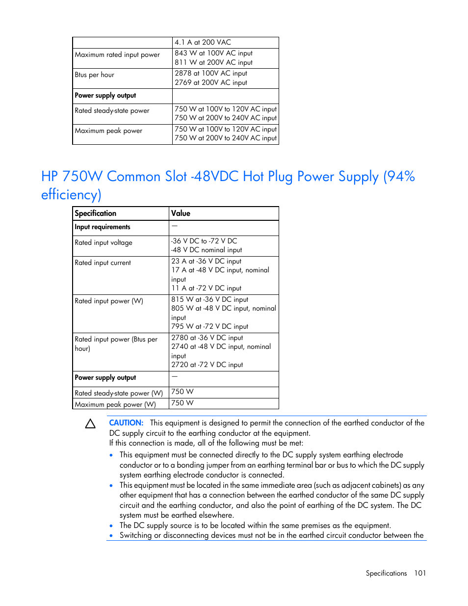 HP ProLiant DL360p Gen8 Server User Manual | Page 101 / 118