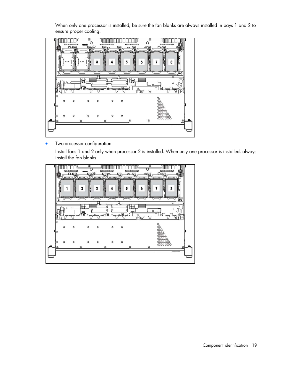 HP ProLiant DL360p Gen8 Server User Manual | Page 19 / 118