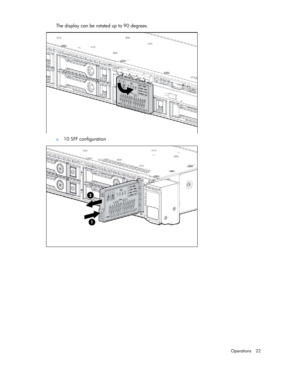 HP ProLiant DL360p Gen8 Server User Manual | Page 22 / 118