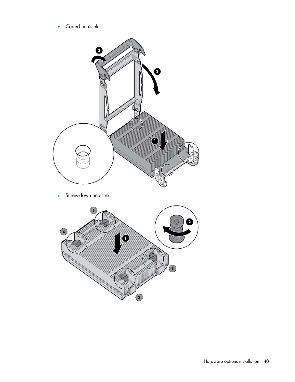 HP ProLiant DL360p Gen8 Server User Manual | Page 40 / 118