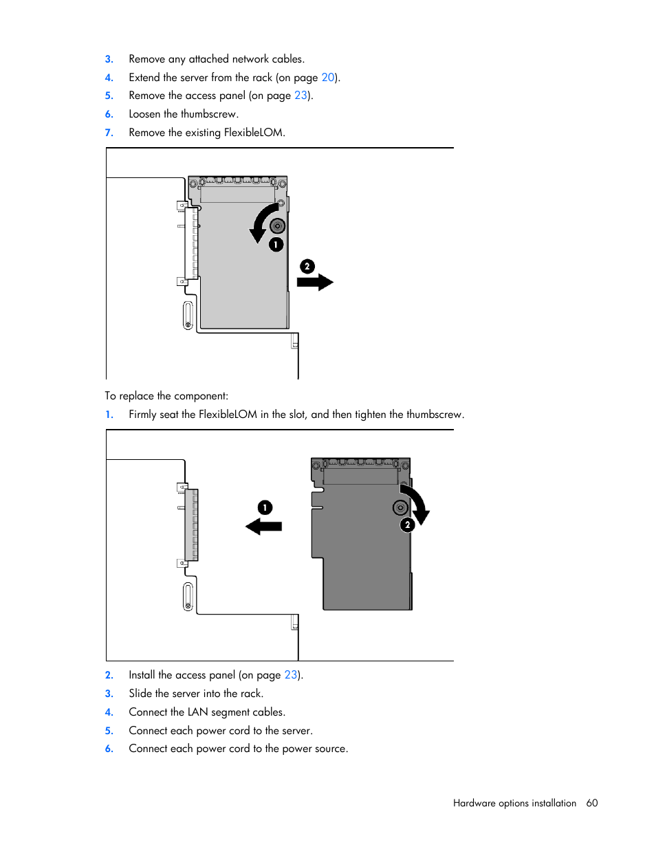 HP ProLiant DL360p Gen8 Server User Manual | Page 60 / 118