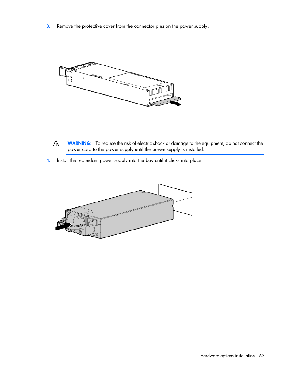 HP ProLiant DL360p Gen8 Server User Manual | Page 63 / 118