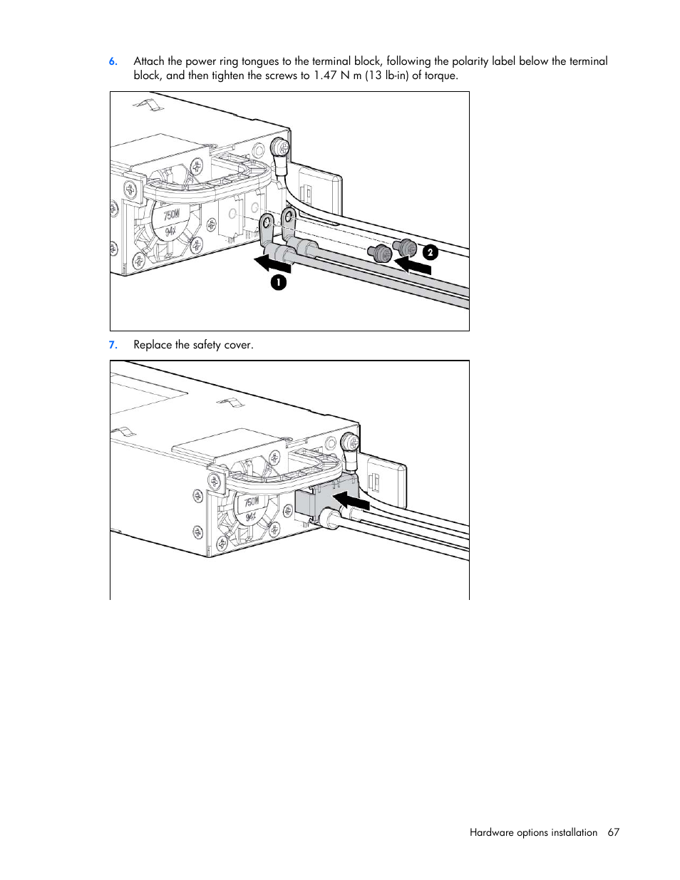 HP ProLiant DL360p Gen8 Server User Manual | Page 67 / 118