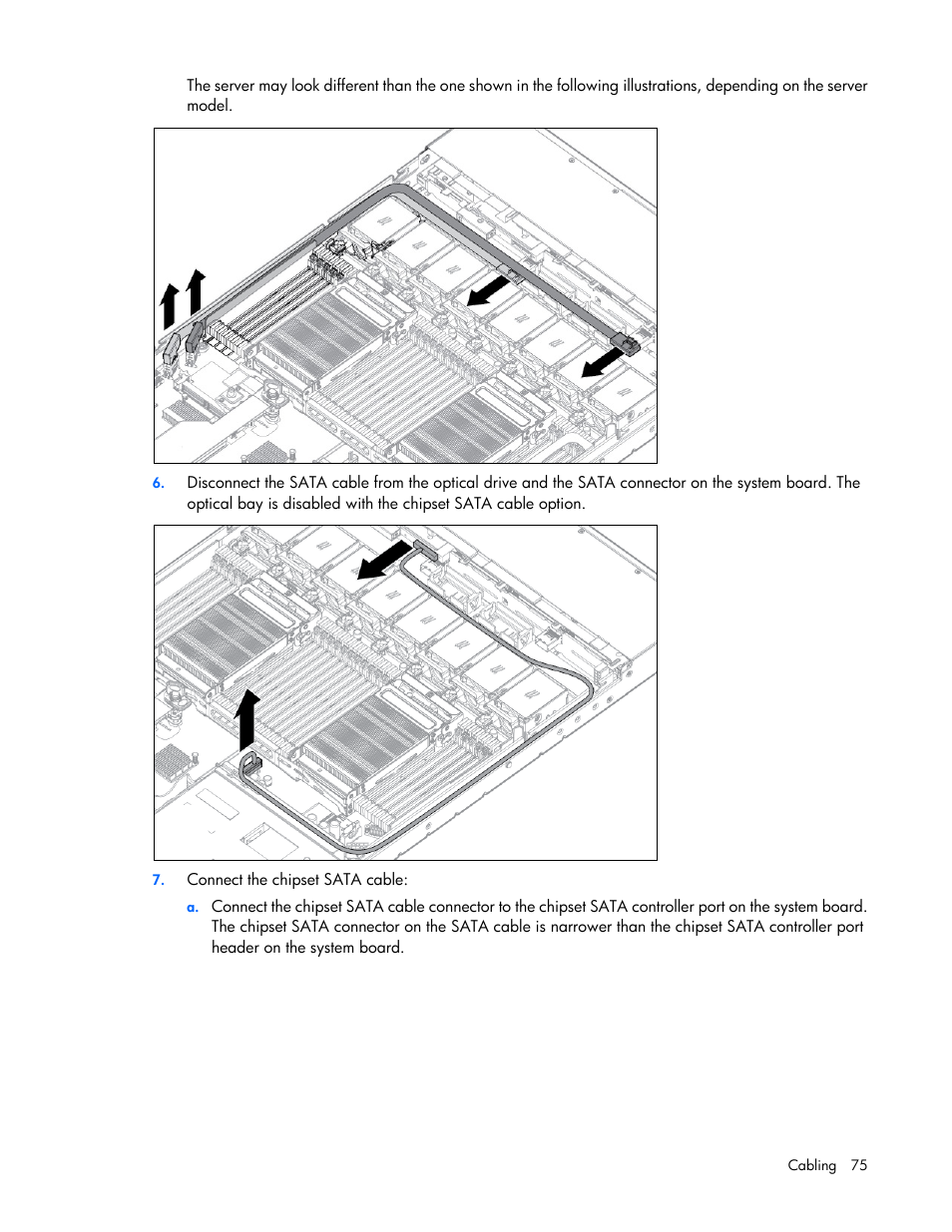 HP ProLiant DL360p Gen8 Server User Manual | Page 75 / 118