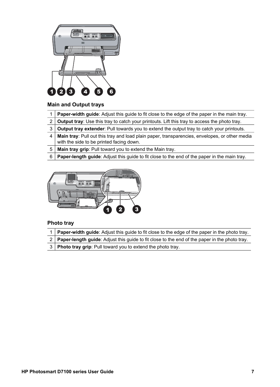 HP Photosmart D7155 Printer User Manual | Page 10 / 70