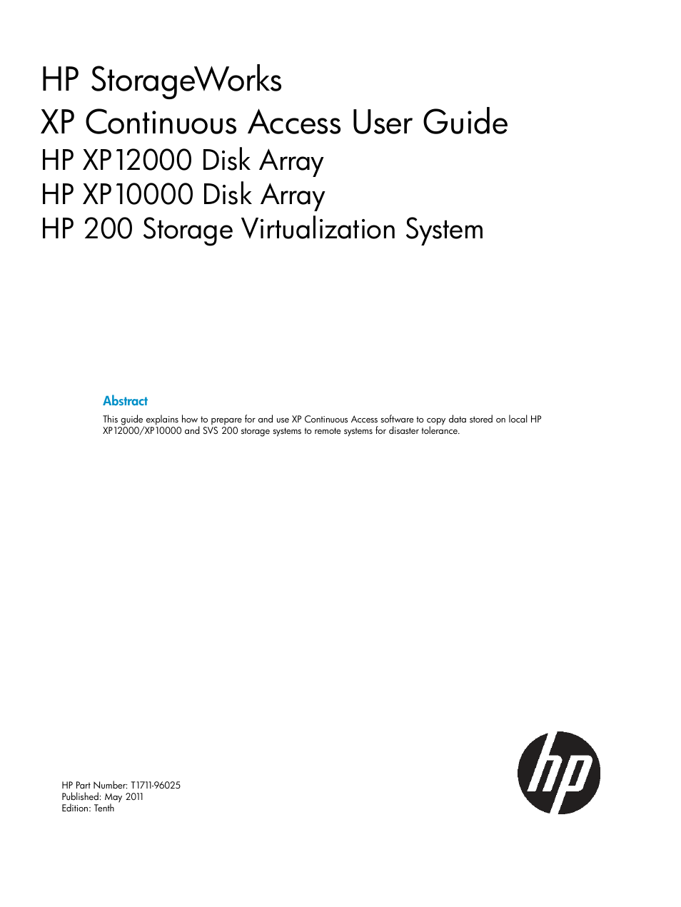 HP StorageWorks XP Remote Web Console Software User Manual | 115 pages