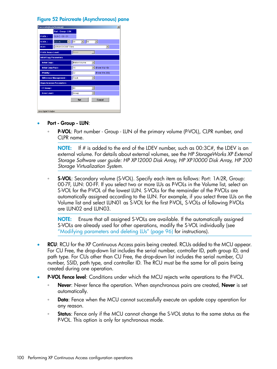 HP StorageWorks XP Remote Web Console Software User Manual | Page 100 / 115