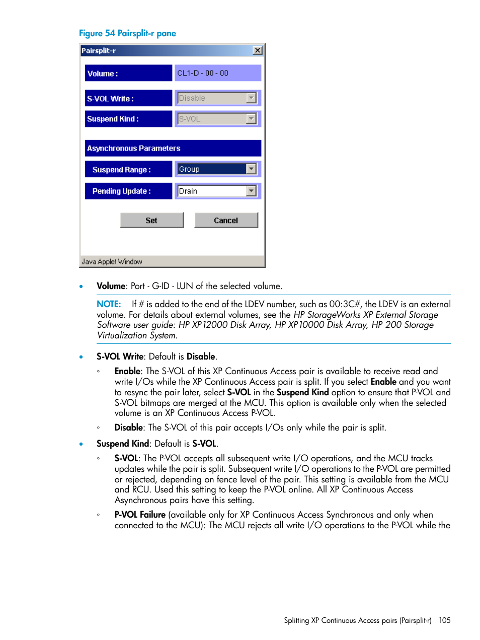 HP StorageWorks XP Remote Web Console Software User Manual | Page 105 / 115